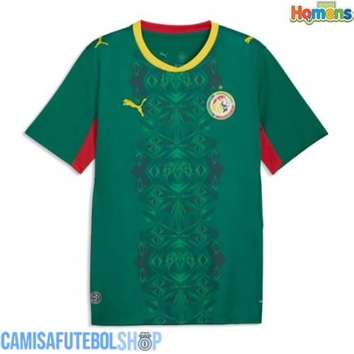 Camisa de time de futebol Senegal Replicas 2º Equipamento Mundo 2026 Manga Curta